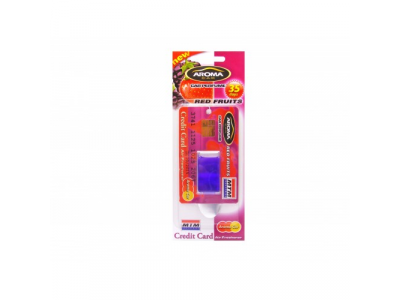 Ароматизатор AROMA CAR CREDIT CARDRed Fruits