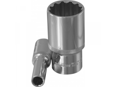 Головка торцевая 12 гранная глубокая 1/2"DR 10мм., Ombra 112210 от OMBRA Головка торцевая 12 гранная глубокая 1/2"DR 10мм., Ombra 112210