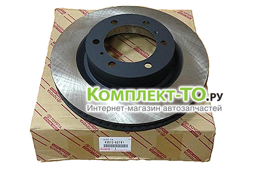 Диск тормозной передний 4351260190 для TOYOTA LAND CRUISER PRADO 150 4351260191 Диск тормозной передний 4351260190 для TOYOTA LAND CRUISER PRADO 150 4351260191